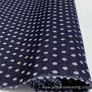 Denim Jacquard spandex jacquard fabric for women's dresses